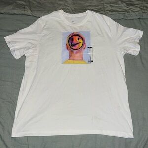 Nike Mens Sportswear T-shirt DQ1080-100 White Size 3XTall Have A Nike Day Smile